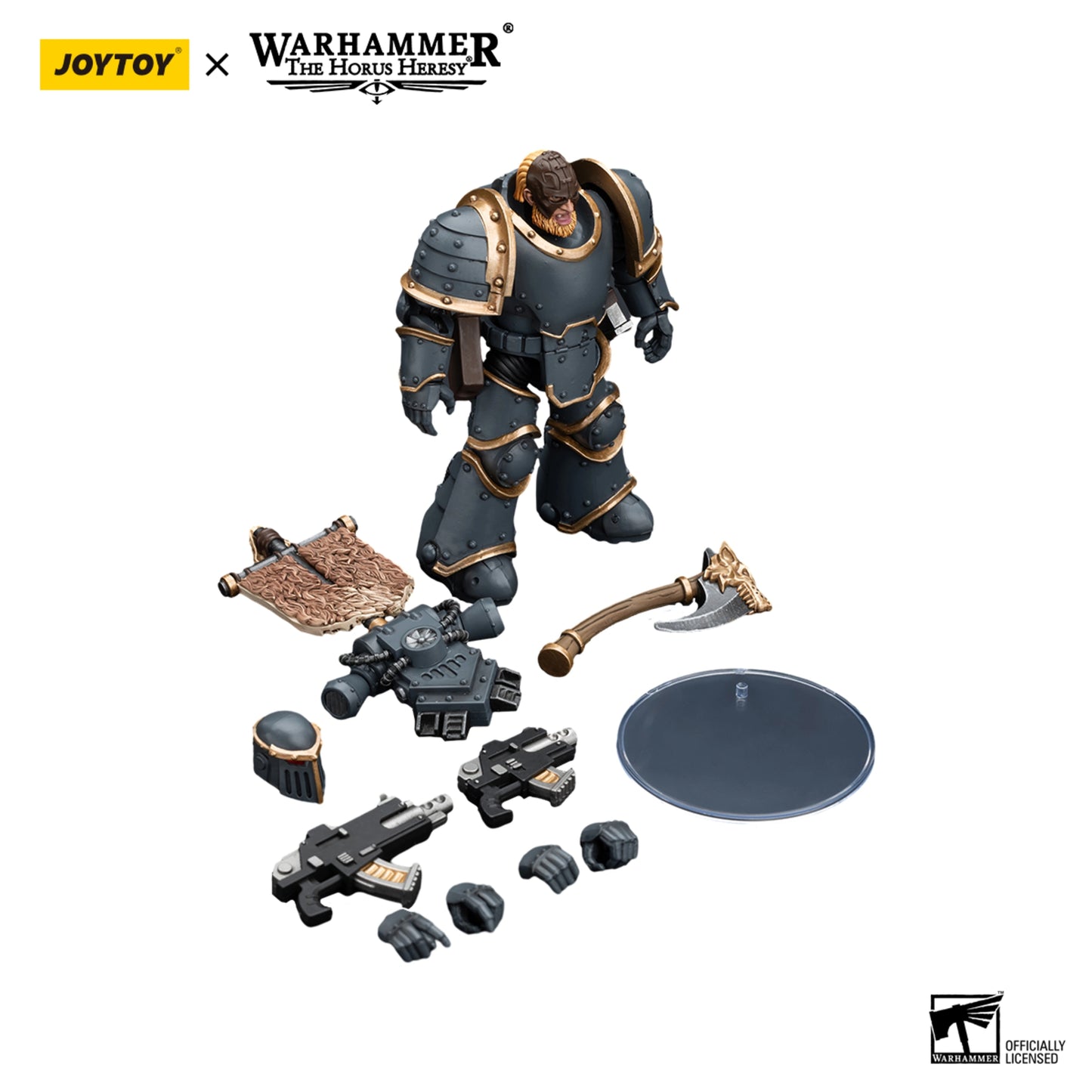 Space Wolves Grey Slayer Pack Grey Slayer With Legion Vexilla