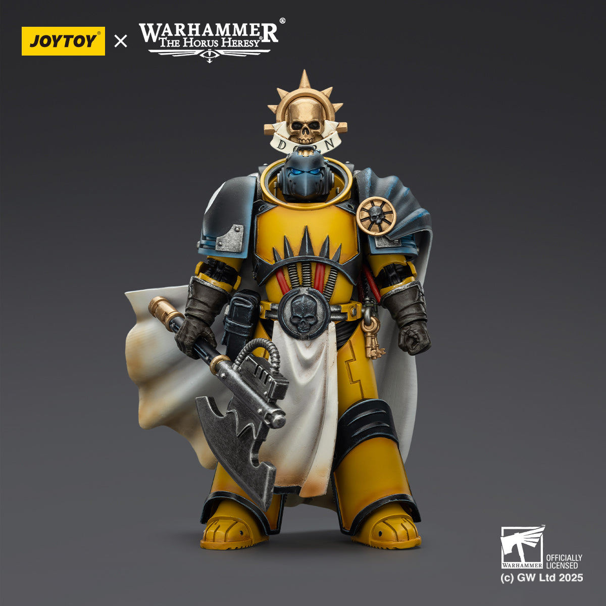 Imperial Fists Librarian Consul with Force Axe and Bolt Pistol