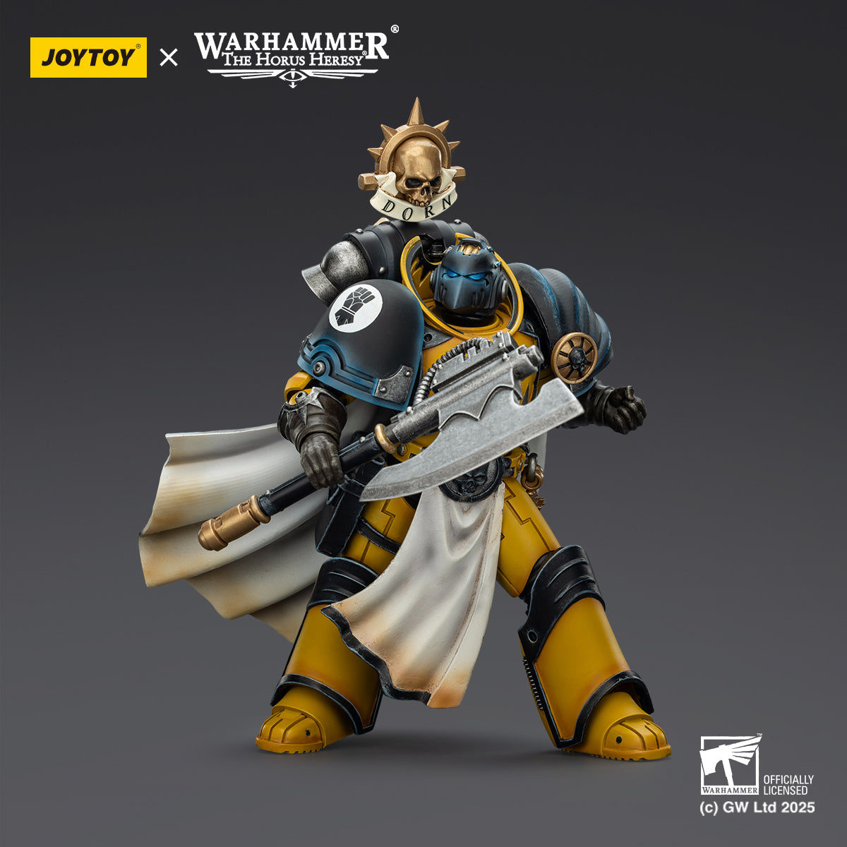 Imperial Fists Librarian Consul with Force Axe and Bolt Pistol