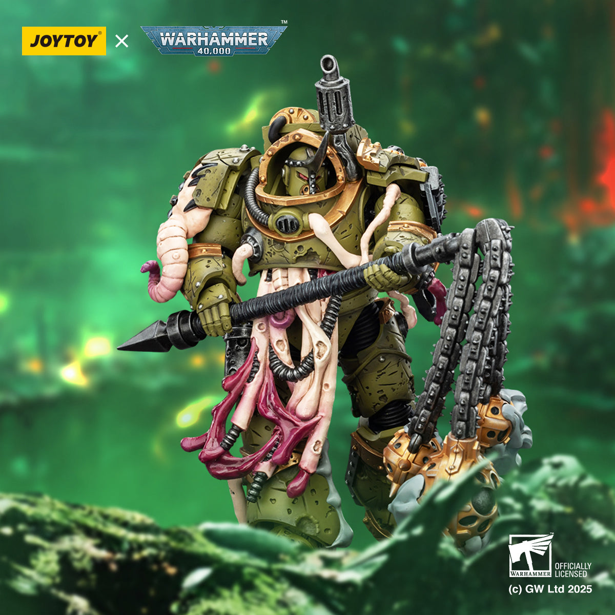 Death Guard Blightlord Terminator 2 with Flail of Corruption