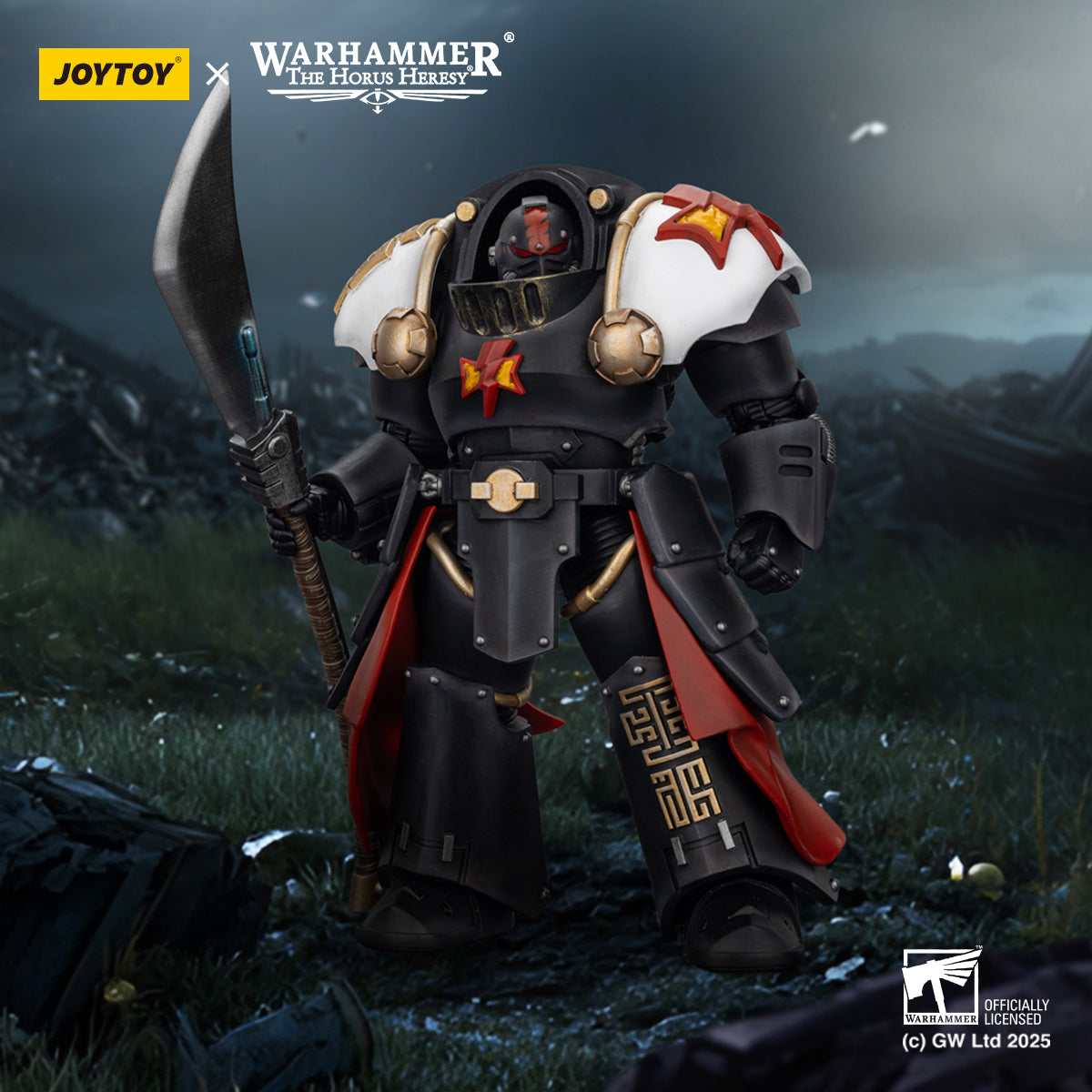 White Scars Ebon Keshig Terminator 2 with Power Glaive