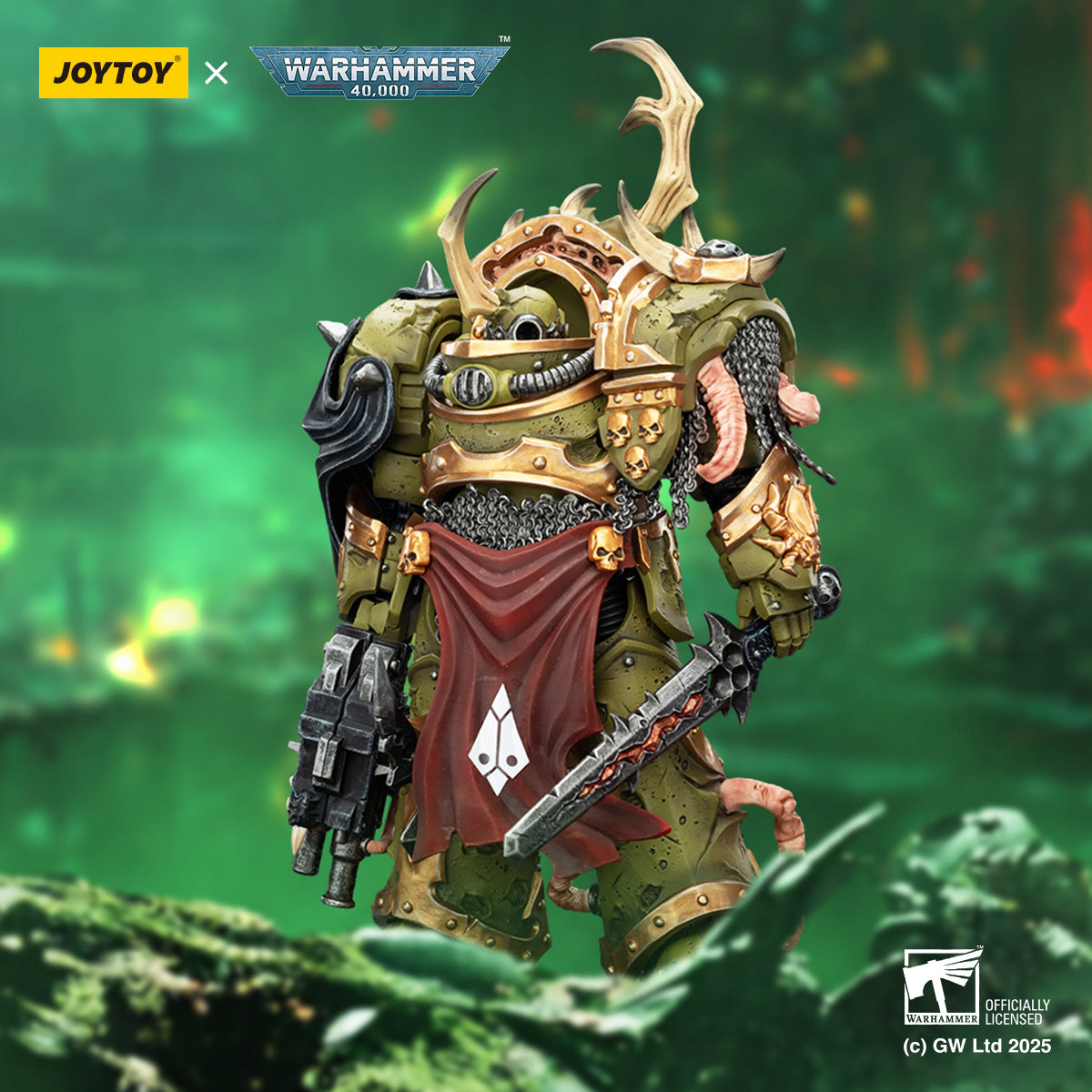 Death Guard Blightlord Terminator 3 with Combi-Bolter and Bubotic Blade