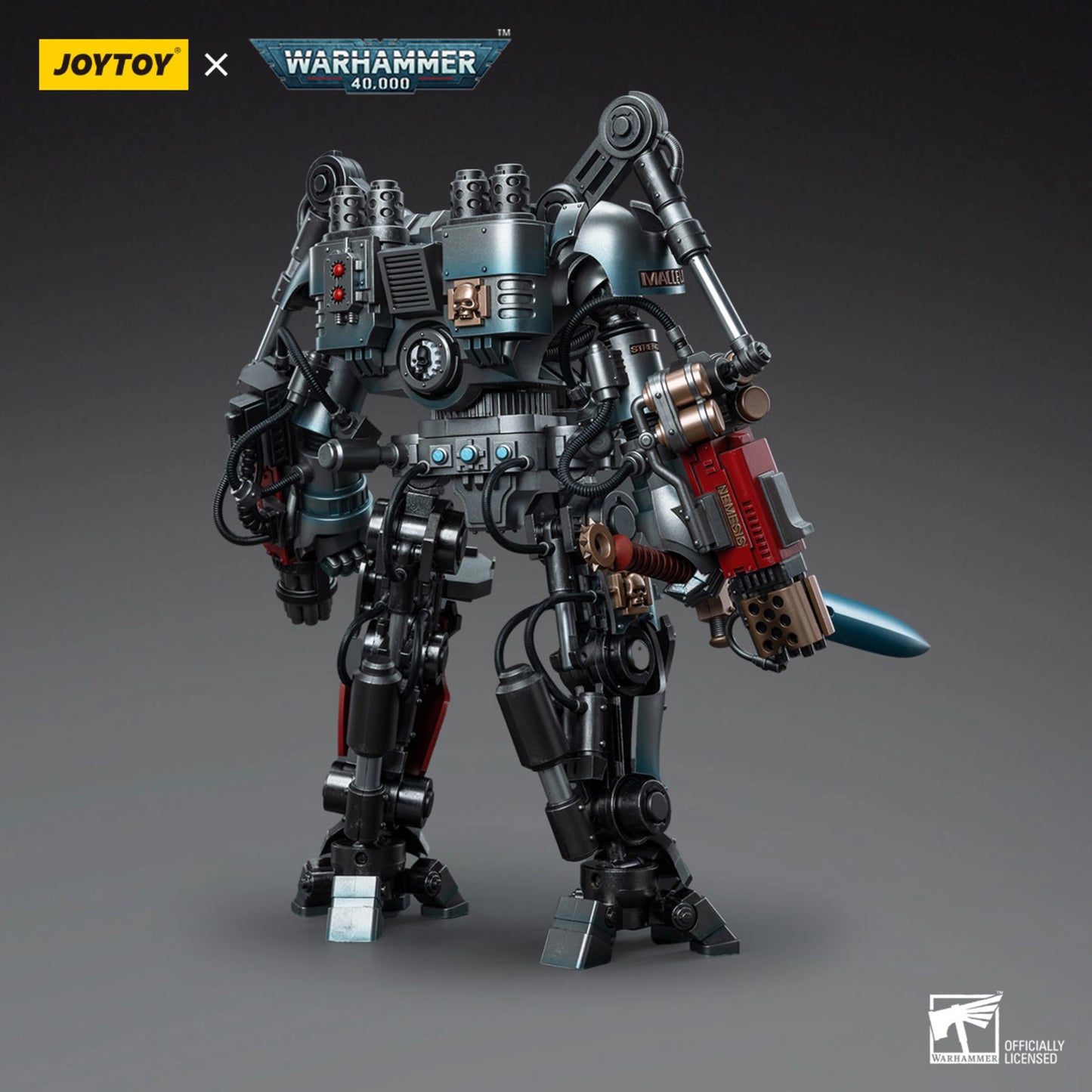 Grey Knights Nemesis Dreadknight with Terminator Caddon Vibova