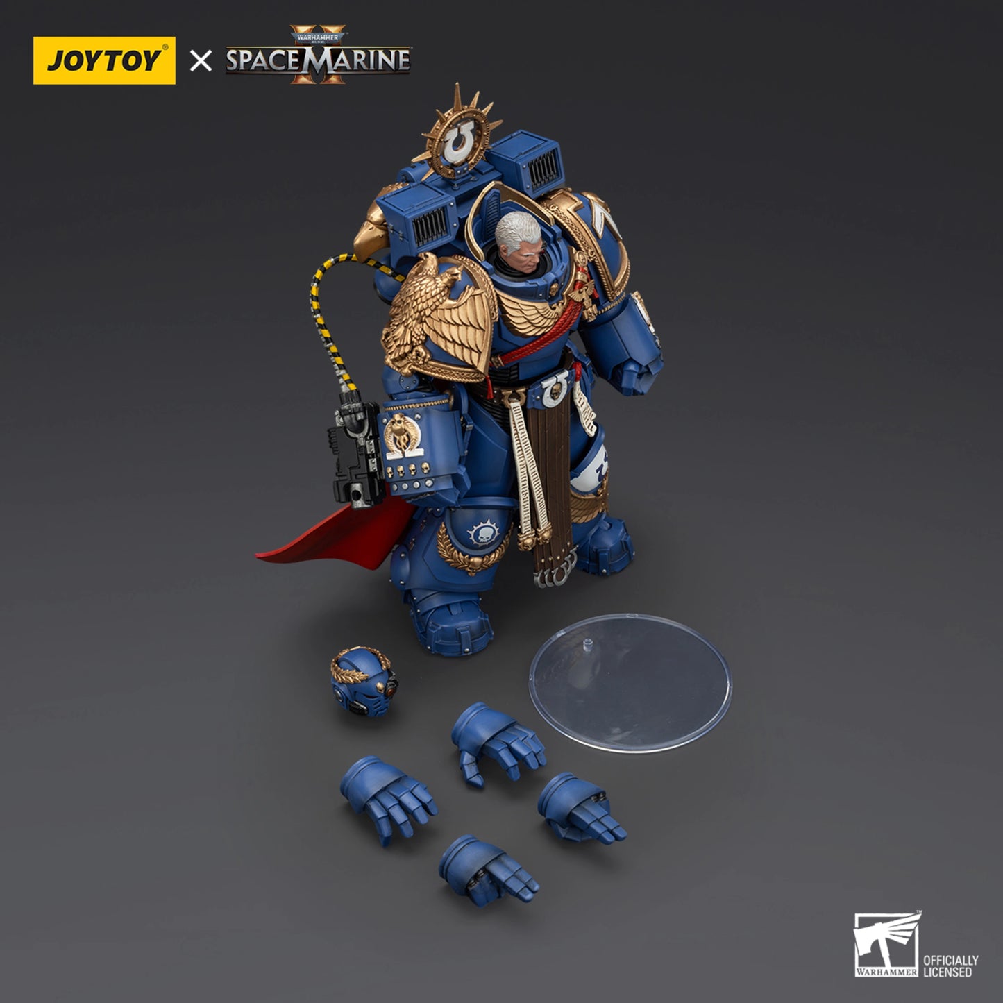 Ultramarines Marneus Calgar, Chapter Master with MKX Gravis Armour and Gauntlets of Ultramar
