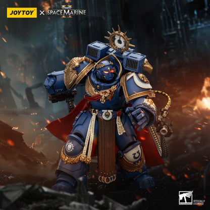 Ultramarines Marneus Calgar, Chapter Master with MKX Gravis Armour and Gauntlets of Ultramar
