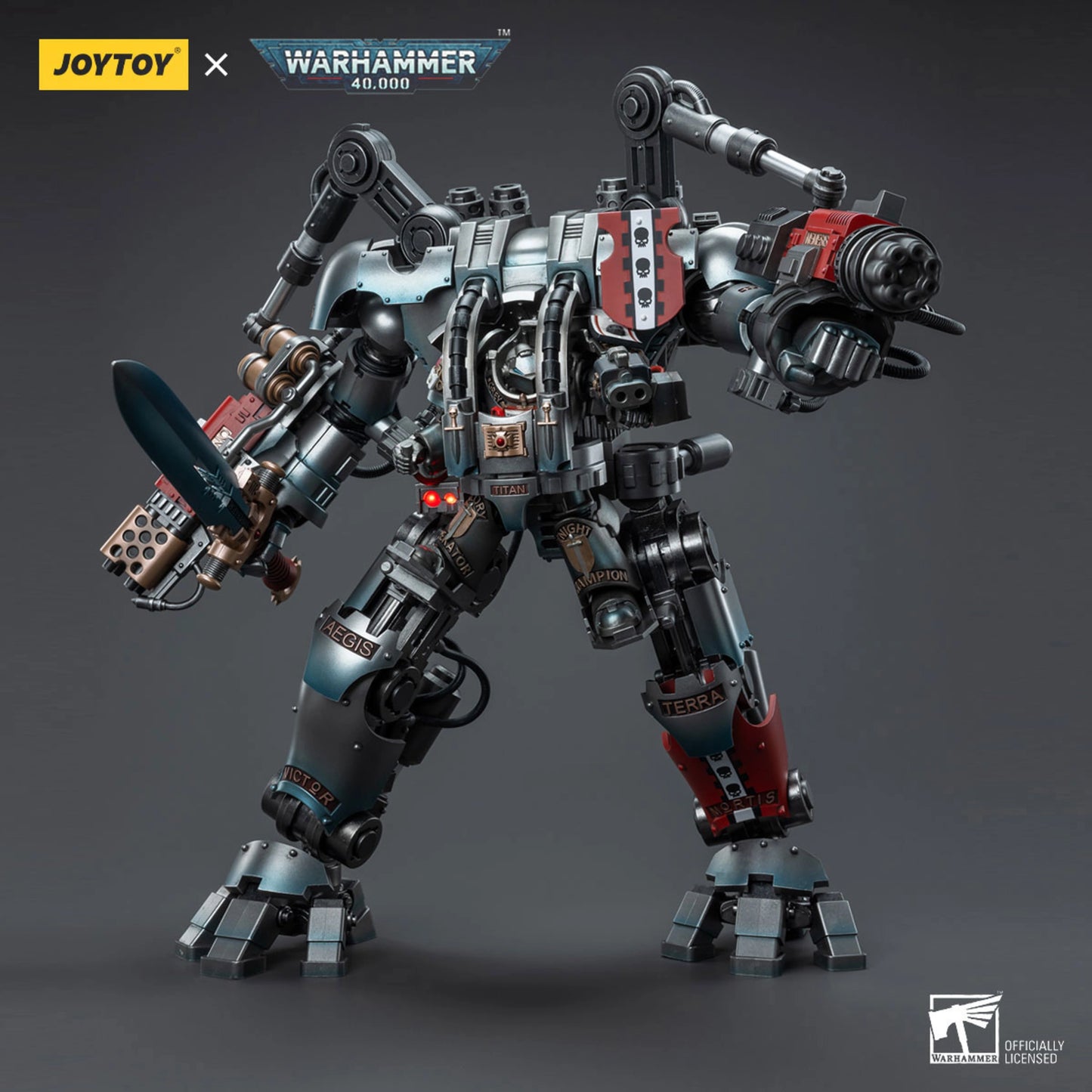 Grey Knights Nemesis Dreadknight with Terminator Caddon Vibova