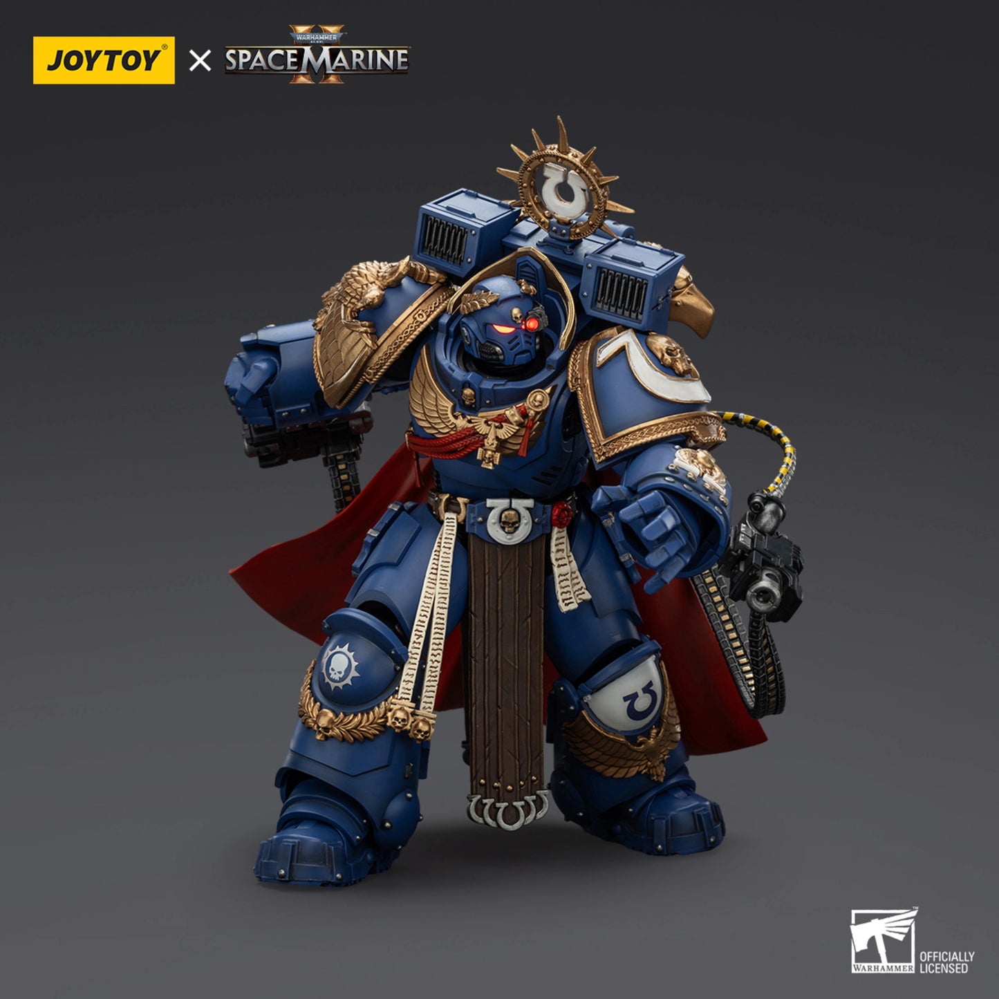 Ultramarines Marneus Calgar, Chapter Master with MKX Gravis Armour and Gauntlets of Ultramar