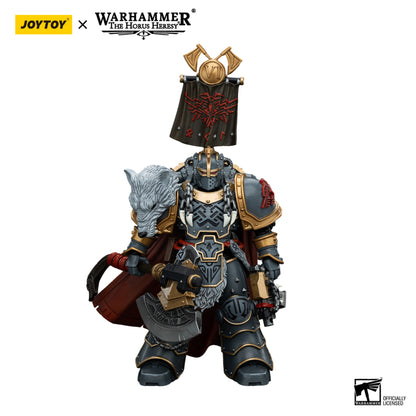 Space Wolves Legion Praetor with Power Axe and Combat Shield