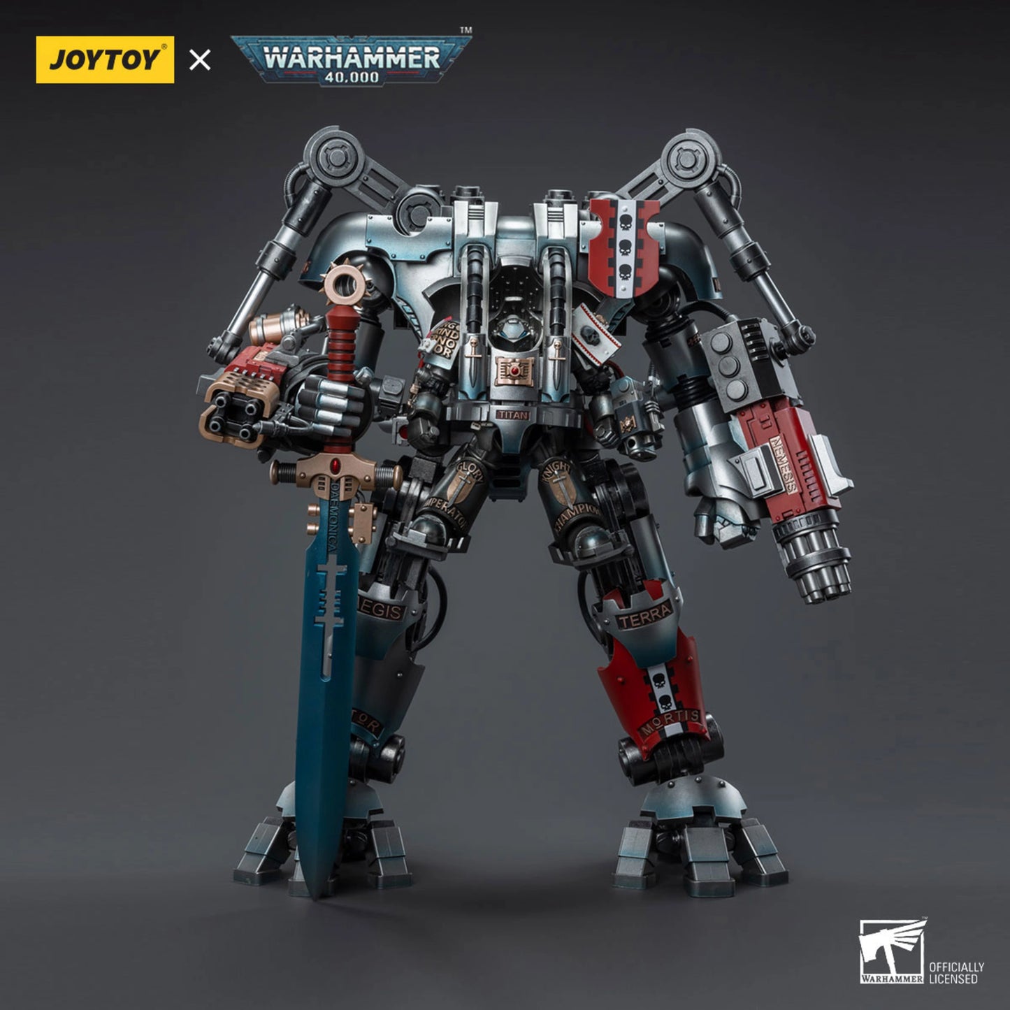 Grey Knights Nemesis Dreadknight with Terminator Caddon Vibova